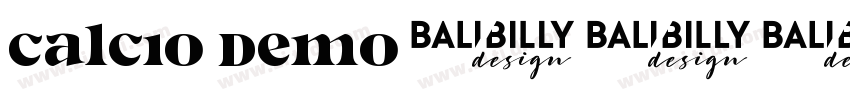 Calcio Demo字体转换